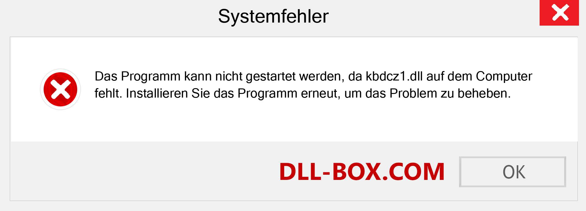 kbdcz1.dll-Datei fehlt?. Download für Windows 7, 8, 10 - Fix kbdcz1 dll Missing Error unter Windows, Fotos, Bildern