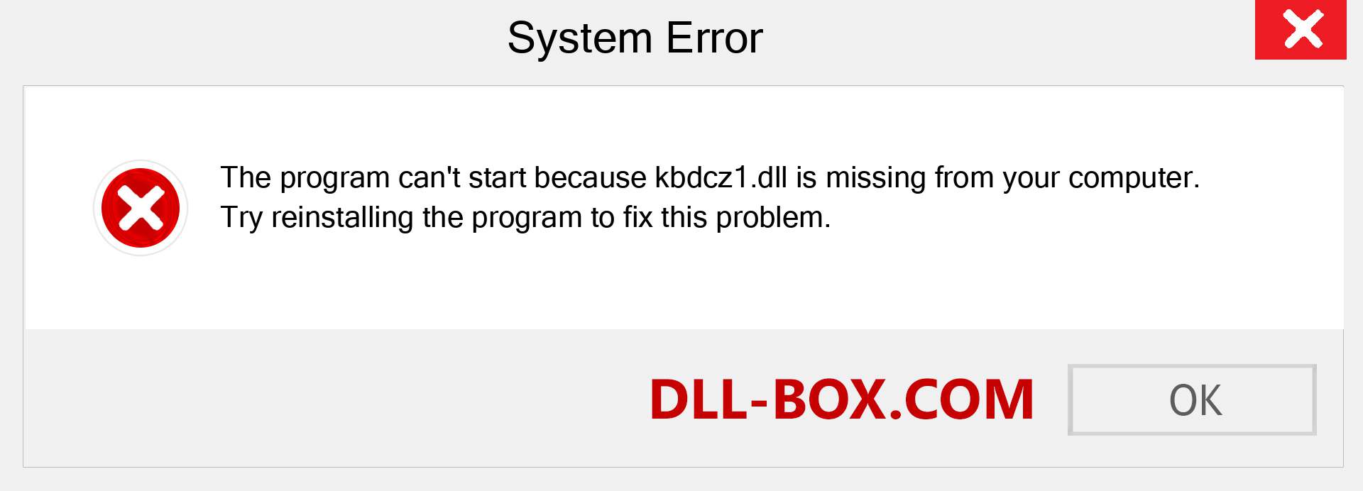  kbdcz1.dll file is missing?. Download for Windows 7, 8, 10 - Fix  kbdcz1 dll Missing Error on Windows, photos, images